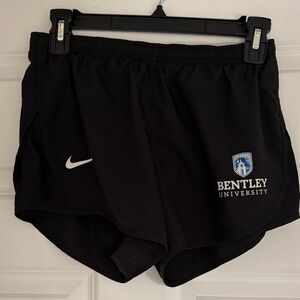 Nike Women's Black Athletic Shorts with University Logo